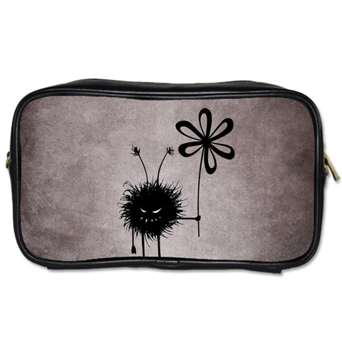 Evil Flower Bug Vintage Travel Toiletry Bag (One Side) from ArtsNow.com Front