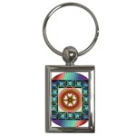 Cosmic Code Key Chain (Rectangle)