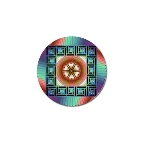 Cosmic Code Golf Ball Marker from ArtsNow.com Front