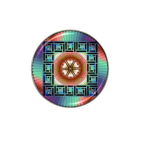 Cosmic Code Hat Clip Ball Marker (4 pack) from ArtsNow.com Front