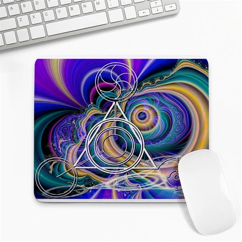 Crop Circle Abstract Large Mousepad from ArtsNow.com Front