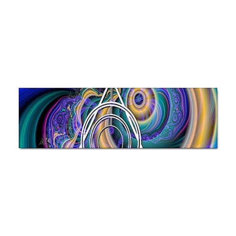 Crop Circle Abstract Sticker (Bumper) from ArtsNow.com Front