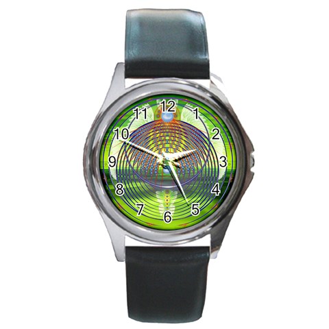 Divine Creation Round Metal Watch from ArtsNow.com Front