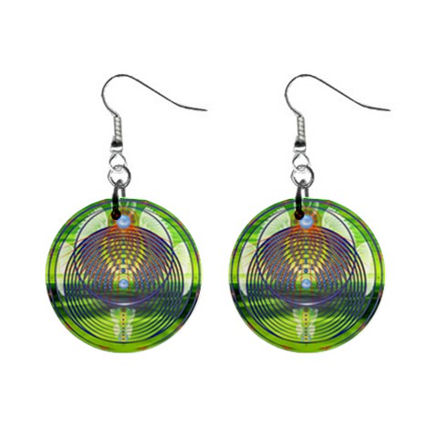 Divine Creation 1  Button Earrings from ArtsNow.com Front