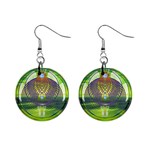 Divine Creation 1  Button Earrings