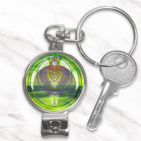 Divine Creation Nail Clippers Key Chain from ArtsNow.com Front