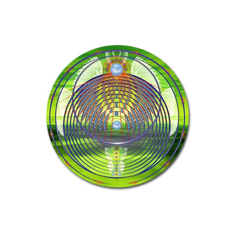 Divine Creation Magnet 3  (Round) from ArtsNow.com Front