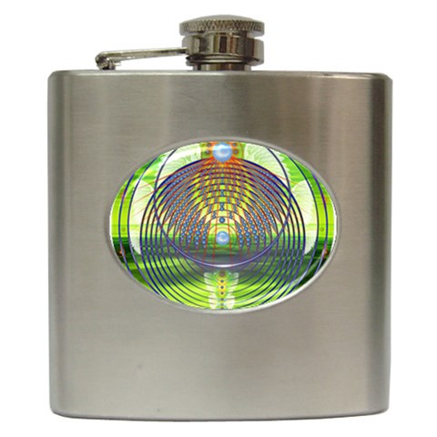 Divine Creation Hip Flask (6 oz) from ArtsNow.com Front