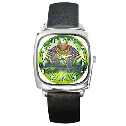 Divine Creation Square Metal Watch from ArtsNow.com Front