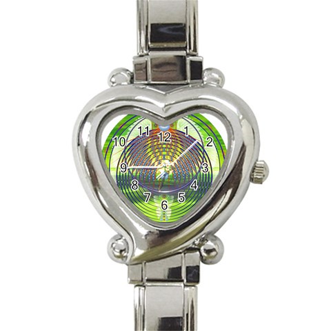 Divine Creation Heart Italian Charm Watch from ArtsNow.com Front