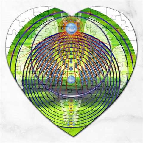 Divine Creation Jigsaw Puzzle (Heart) from ArtsNow.com Front