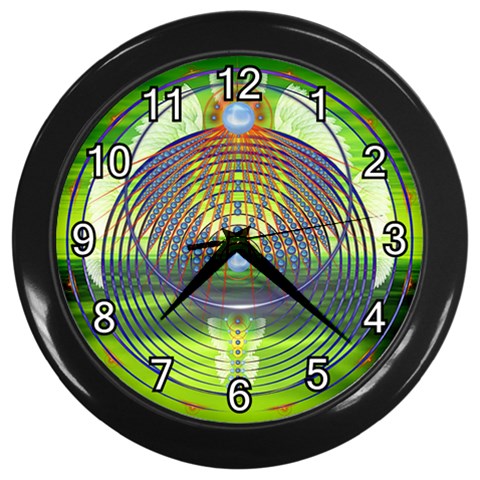 Divine Creation Wall Clock (Black) from ArtsNow.com Front