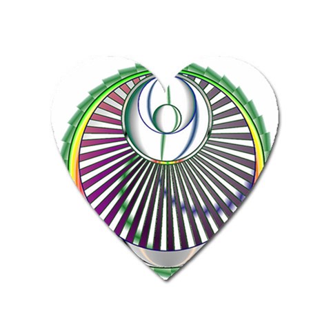 Divine Power Magnet (Heart) from ArtsNow.com Front