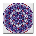 Life Flower Tile Coaster