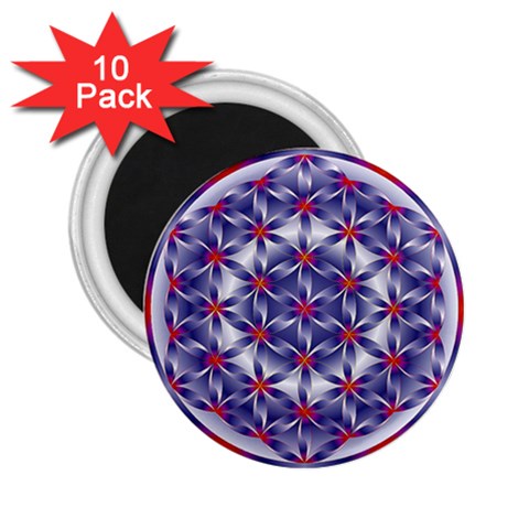 Life Flower 2.25  Magnet (10 pack) from ArtsNow.com Front