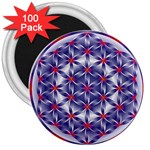 Life Flower 3  Magnet (100 pack)