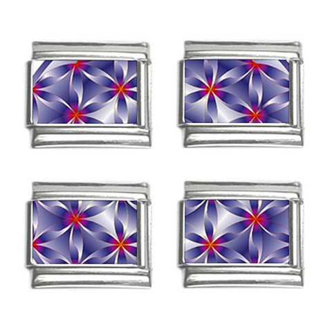 Life Flower 9mm Italian Charm (4 pack) from ArtsNow.com Front