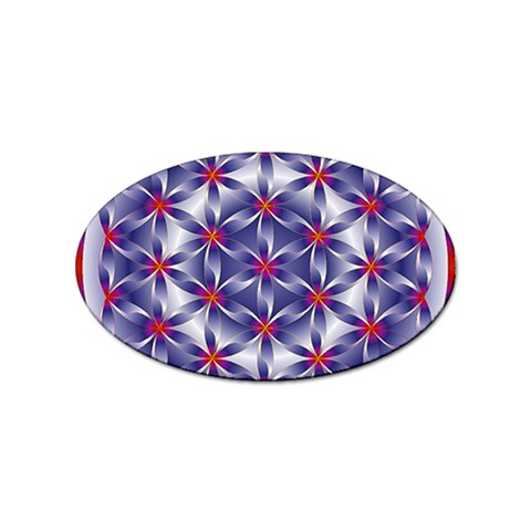 Life Flower Sticker Oval (100 pack) from ArtsNow.com Front