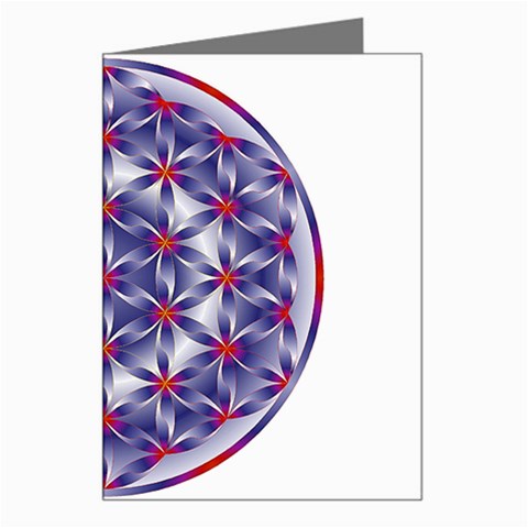 Life Flower Greeting Card from ArtsNow.com Left