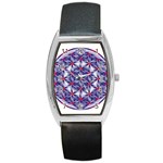 Life Flower Barrel Style Metal Watch