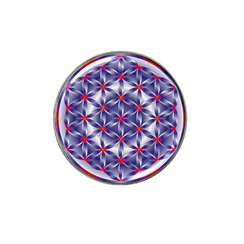 Life Flower Hat Clip Ball Marker from ArtsNow.com Front