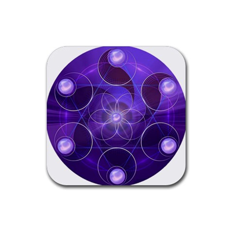 Forgivenes Rubber Coaster (Square) from ArtsNow.com Front