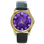 Forgivenes Round Gold Metal Watch