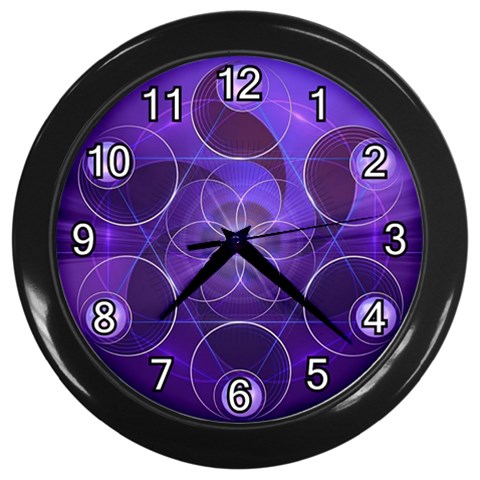 Forgivenes Wall Clock (Black) from ArtsNow.com Front