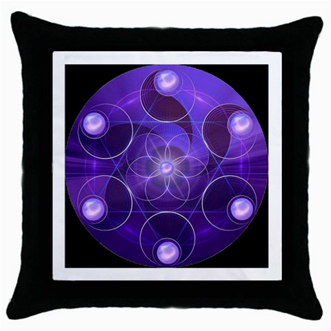 Forgivenes Throw Pillow Case (Black) from ArtsNow.com Front
