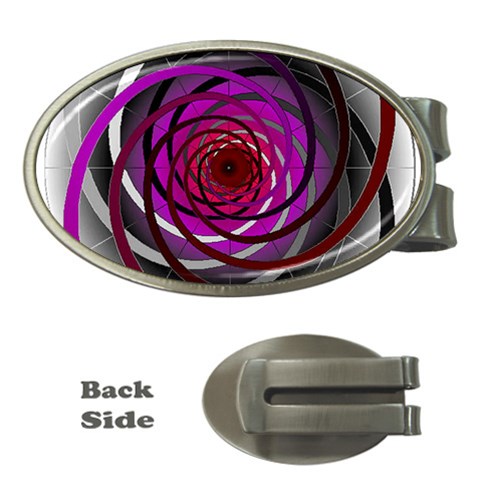 Golden Ratio Money Clip (Oval) from ArtsNow.com Front
