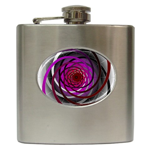 Golden Ratio Hip Flask (6 oz) from ArtsNow.com Front