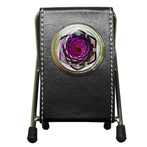 Golden Ratio Pen Holder Desk Clock from ArtsNow.com Front