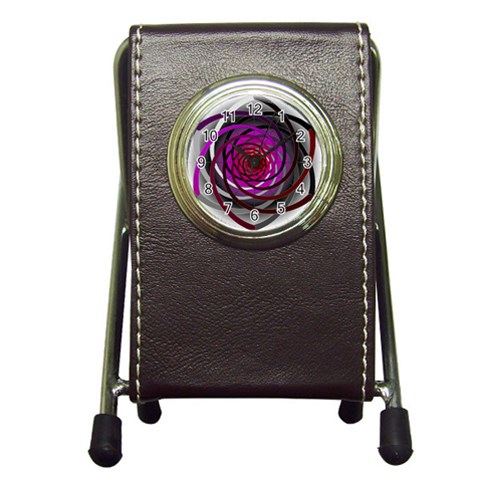 Golden Ratio Pen Holder Desk Clock from ArtsNow.com Front