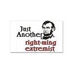 Right Wing Extremist Sticker Rectangular (10 pack)