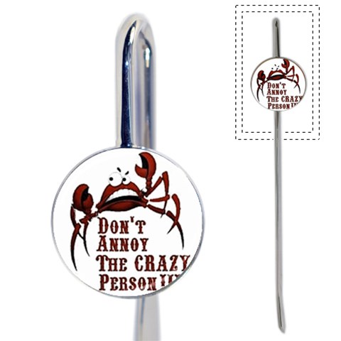 crazy person Bookmark from ArtsNow.com Front