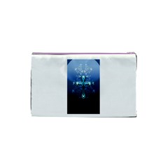 Glossy Blue Cross Live Wp 1 2 S 307x512 Cosmetic Bag (Small) from ArtsNow.com Back