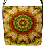 Red Green Apples Mandala Flap Closure Messenger Bag (Small)