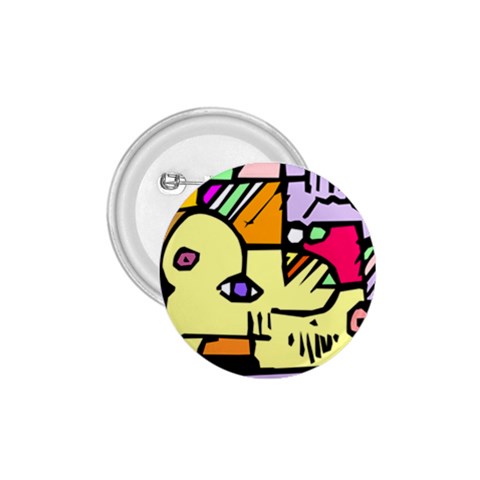 Fighting The Fog 1.75  Button from ArtsNow.com Front