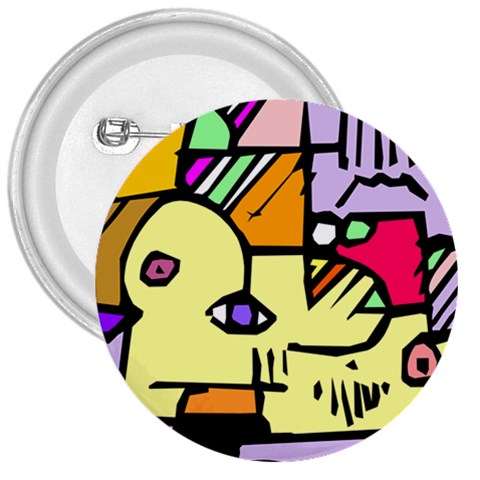 Fighting The Fog 3  Button from ArtsNow.com Front