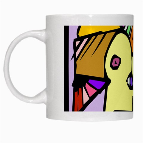 Fighting The Fog White Coffee Mug from ArtsNow.com Left