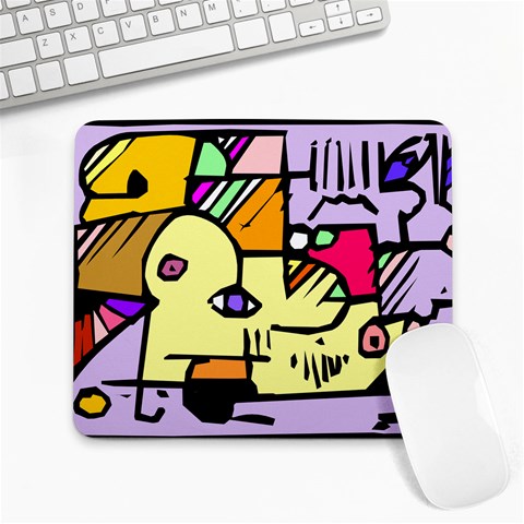 Fighting The Fog Large Mouse Pad (Rectangle) from ArtsNow.com Front