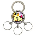 Fighting The Fog 3-Ring Key Chain