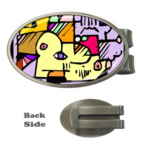 Fighting The Fog Money Clip (Oval) from ArtsNow.com Front