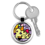 Fighting The Fog Key Chain (Round)