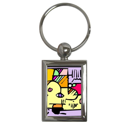 Fighting The Fog Key Chain (Rectangle) from ArtsNow.com Front