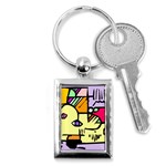 Fighting The Fog Key Chain (Rectangle)