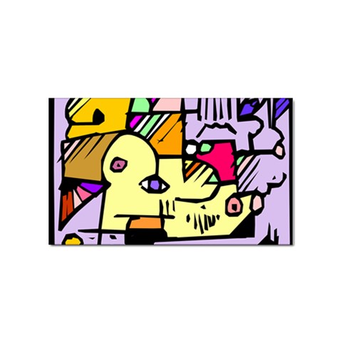 Fighting The Fog Sticker 100 Pack (Rectangle) from ArtsNow.com Front