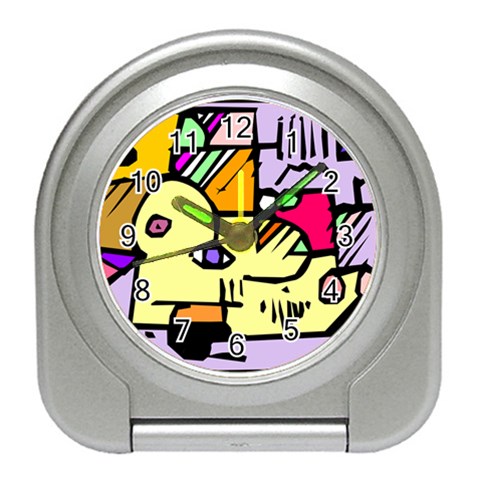 Fighting The Fog Desk Alarm Clock from ArtsNow.com Front