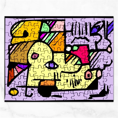 Fighting The Fog Jigsaw Puzzle (Rectangle) from ArtsNow.com Front