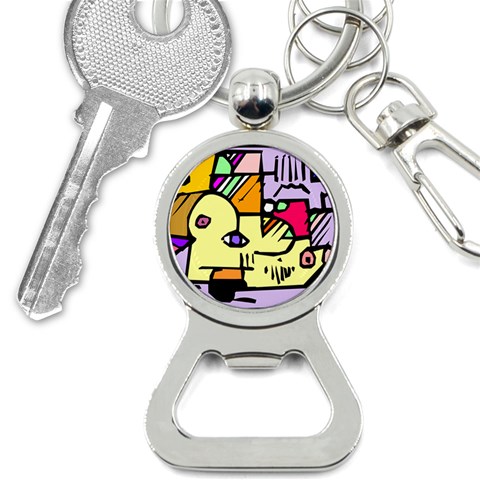 Fighting The Fog Bottle Opener Key Chain from ArtsNow.com Front